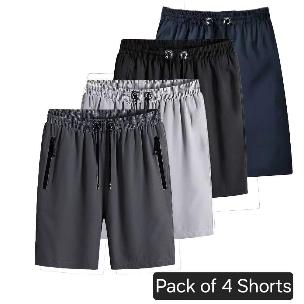 Casualoxy™ Cotton Casual Shorts (Pack of 4)