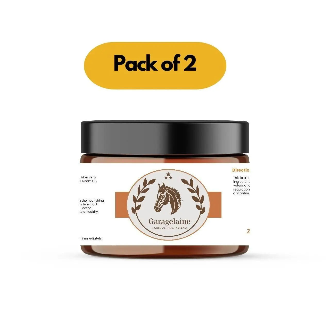 Horse Oil Therapy Cream (Pack of 2)