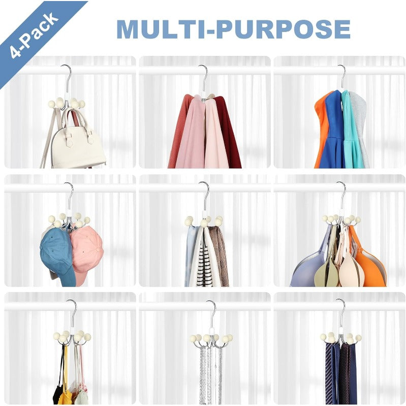 360° Swivel Hoodie & Purse Organizer (Pack of 2)