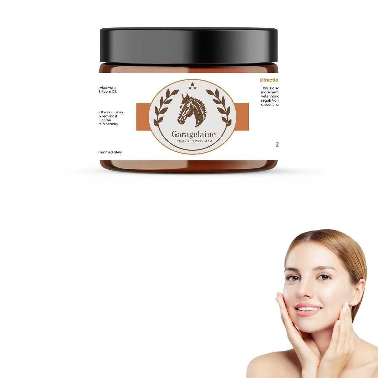 Horse Oil Therapy Cream (Pack of 2)