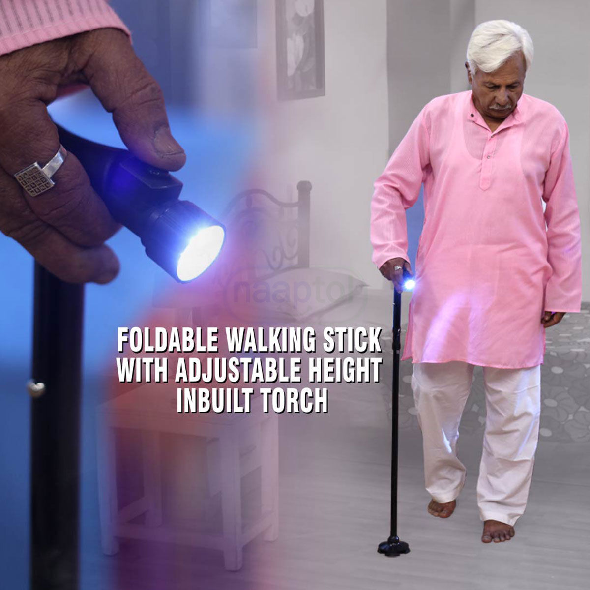 Trusty Cane Foldable Walking Stick