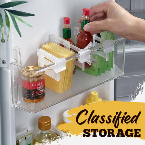 Fridgeframezy™ Expandable Refrigerator Storage Divider