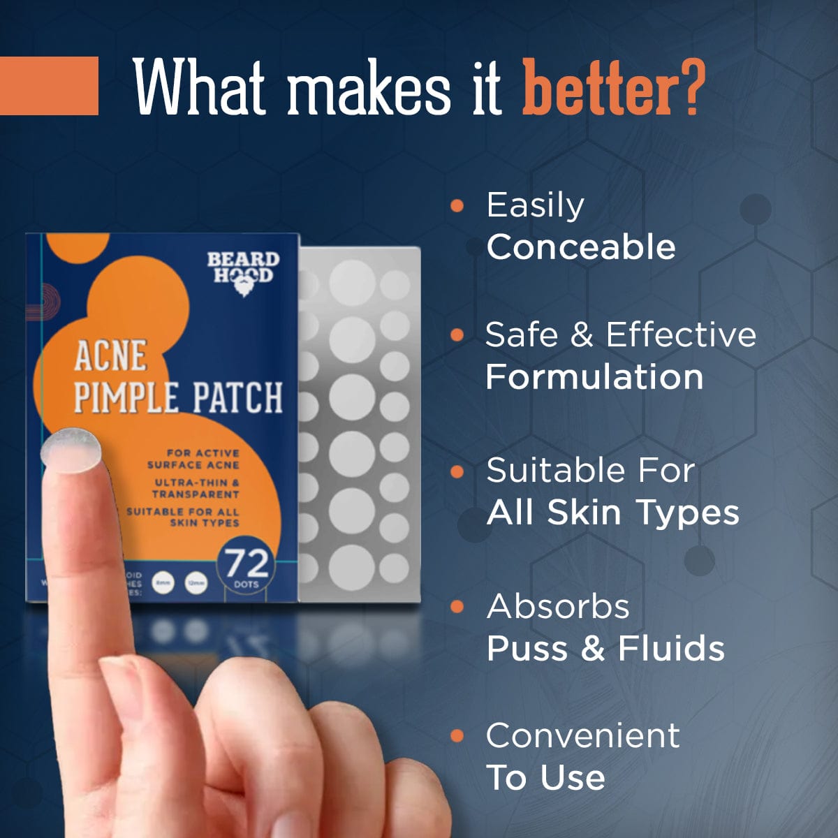 Acne Pimple Patch Blemish Spot Sticker Dots - Exopatch™️ Exopatch™️ - Pack Of 57 Patches Zaavio®