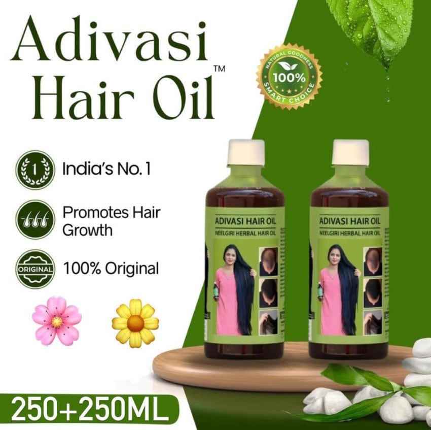 Adivasi Neelgiri Herbal Hair Oil (Pack of 2) Zaavio®