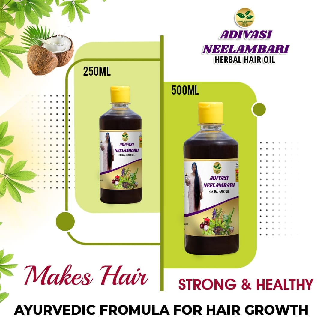 Adivasi Neelgiri Herbal Hair Oil (Pack of 2) Zaavio®