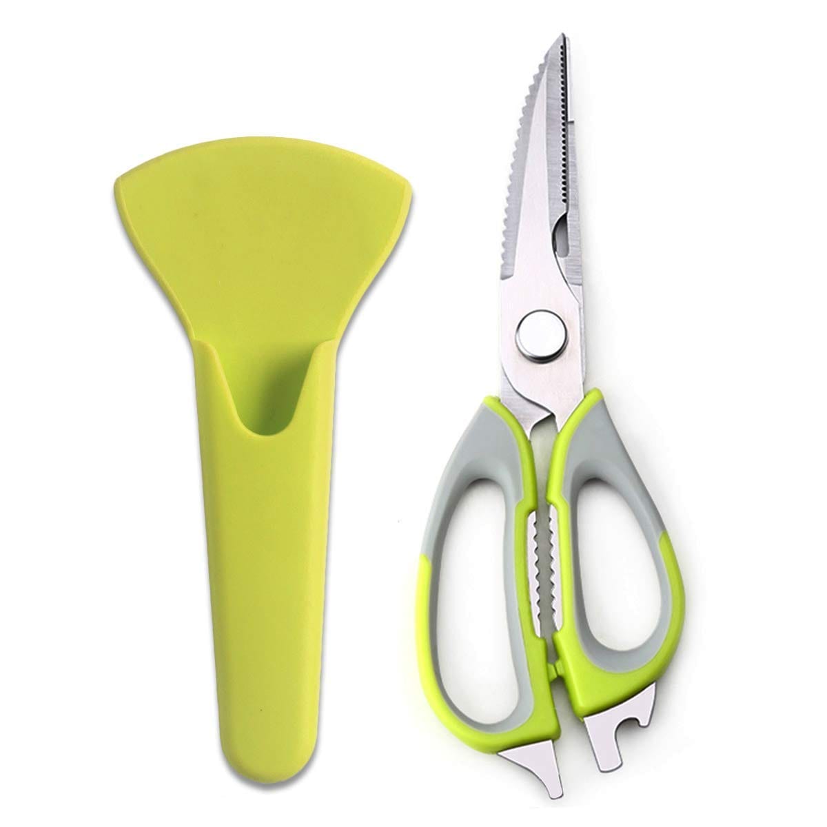 Art and Craft 8 in 1 Stainless Steel Scissor With Plastic Handle And Cover MakerBazar