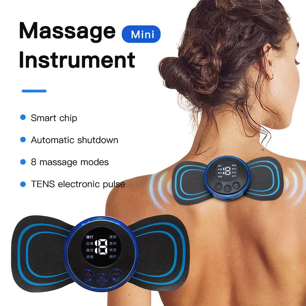 Back Neck Massager for Cervical Pain Back Pain Electric Massager  - Neck Cervical Massager Relaxy™️ Handheld Mini Massager Zaavio®️