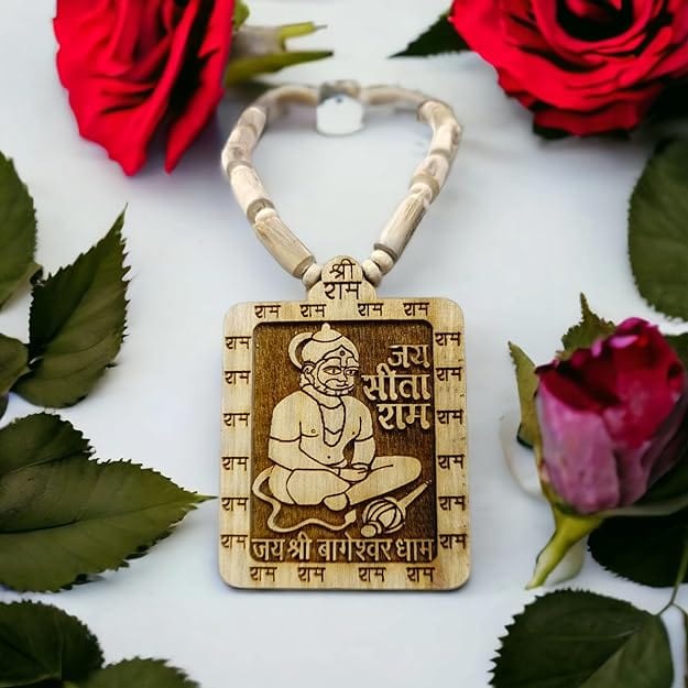 Bageshwar Dham Rudraksha Tulsi Kanthi Mala Hanuman Locket - Bageshwar Dham tulsi Mala (Buy 1 Get 1 Free) Bageshwar Hanuman Mala (Buy 1 Get 1 Free) Zaavio®