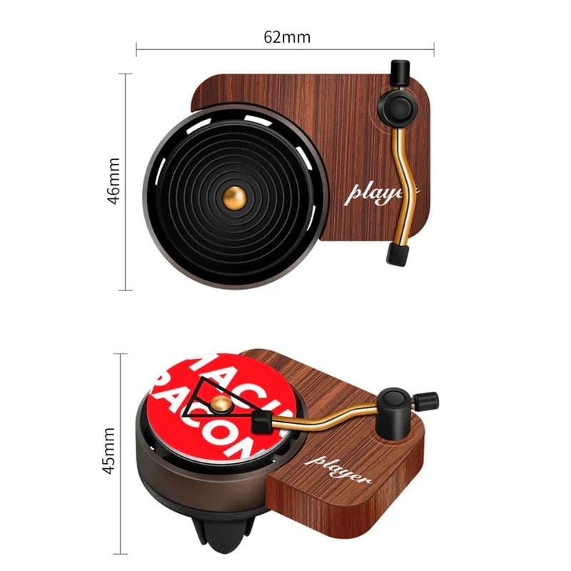 Car Accessories Record Player Car Air Freshener Zaavio®