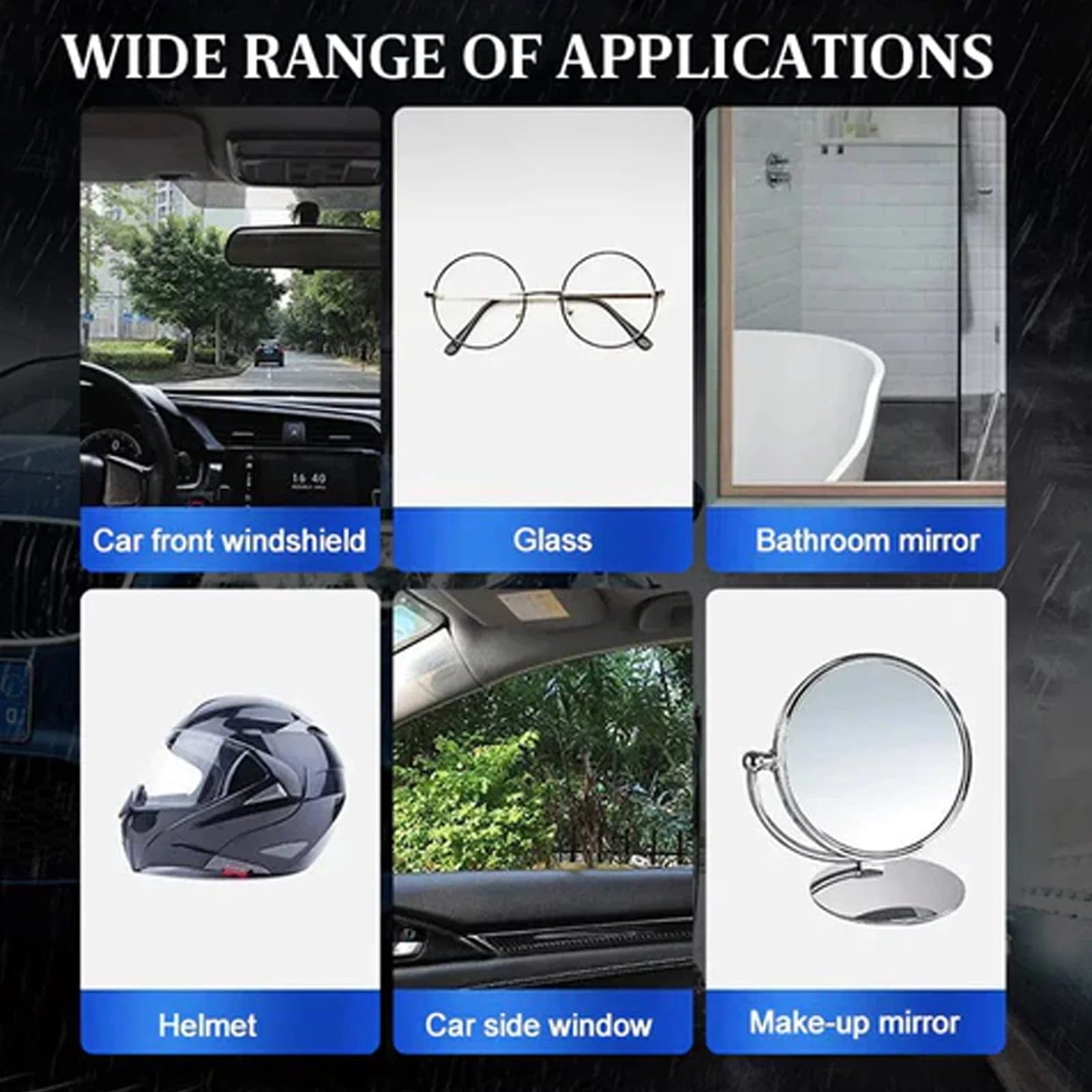 Car Glass Anti-fog Rainproof Agent - 50% OFF Zaavio®️