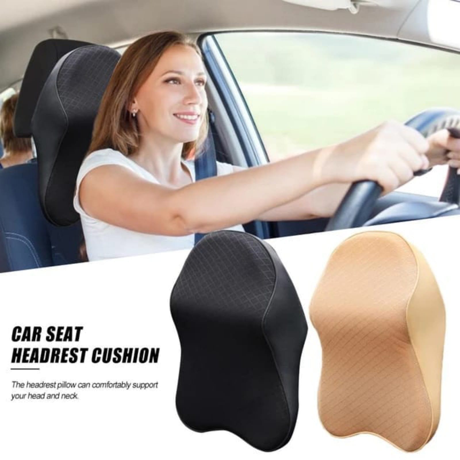 Car headrest neck rest pillow seat cushion support for back - Restixo™ Car Neck Rest Zaavio®