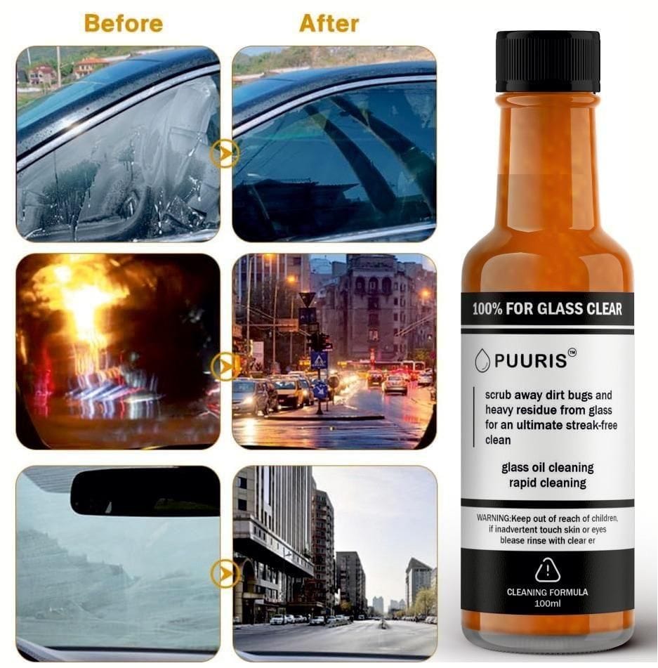 Car Protector Glass Cleaning Agent Powerful Stain Remover 100ml Zaavio®