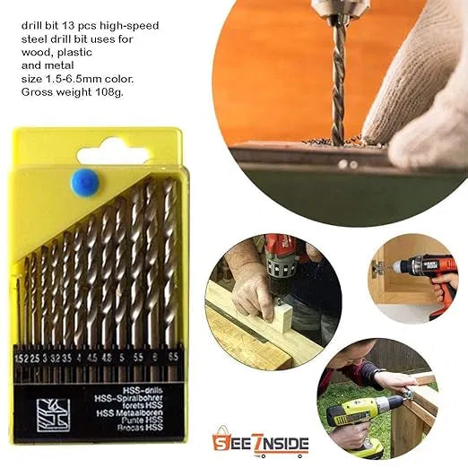 Drilloxo™ Ultra-Hard Alloy Drill Bit Kit (Set of 13)