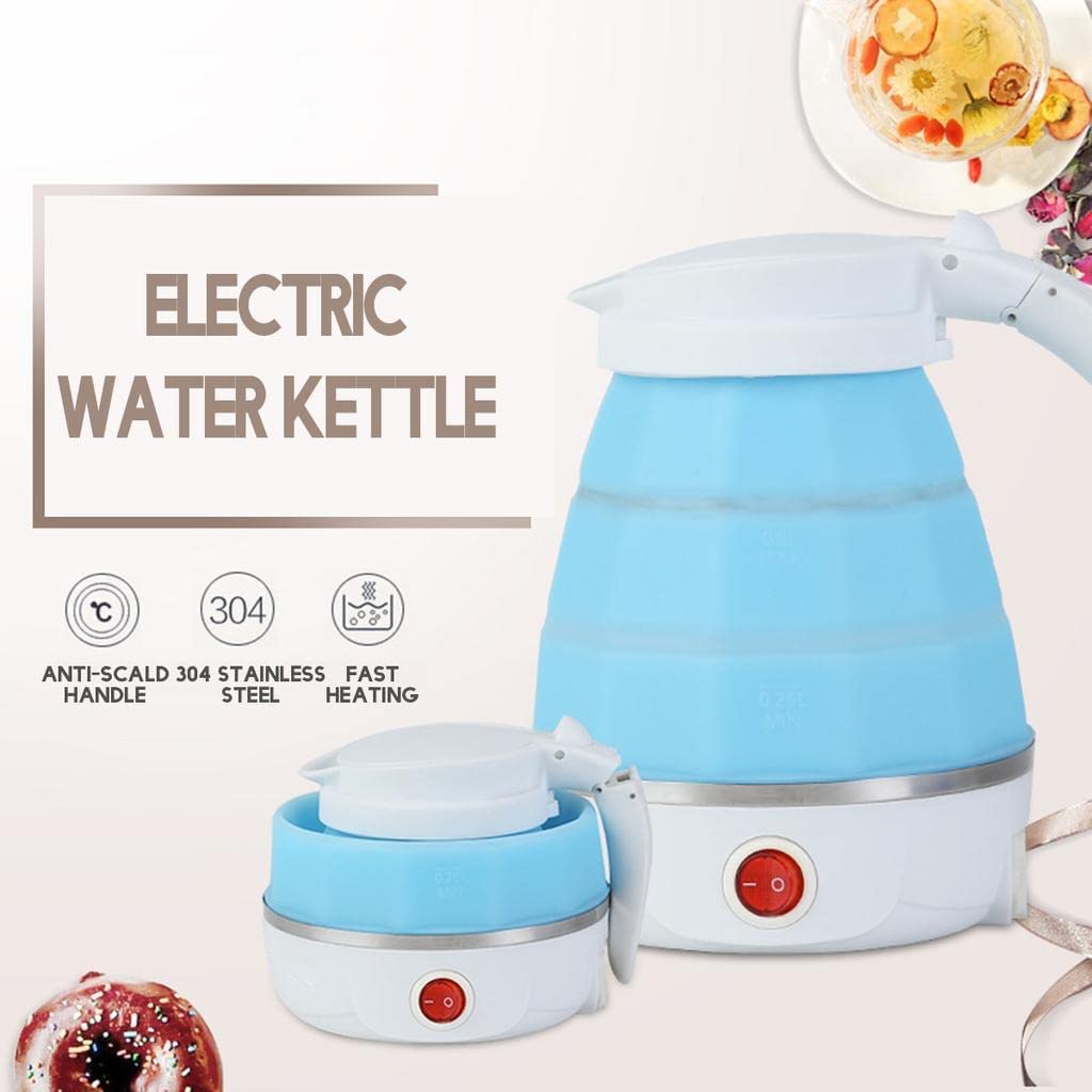 Travel Portable Foldable Electric Kettle Collapsible Water Boiler