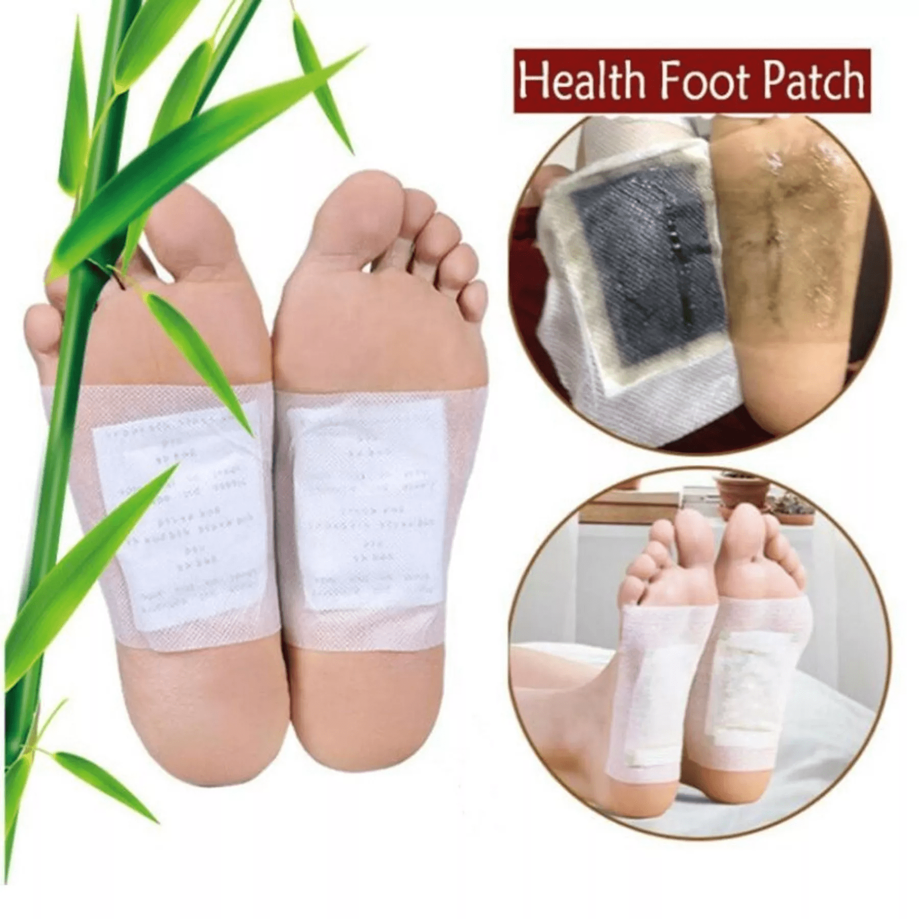 Detox Foot Pads Cleansing Toxin Removal Patch  - DEOXIFY™️ - Pack of 10 DEOXIFY™️ - Pack of 10 Zaavio®