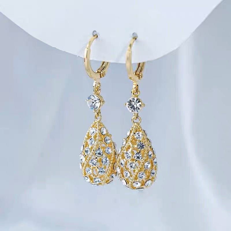 Diamond Water-Drop Earrings Zaavio®