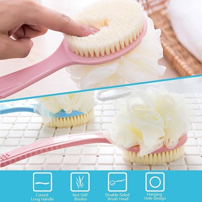 Double Sided Bath Brush Scrubber for bathing Zaavio®