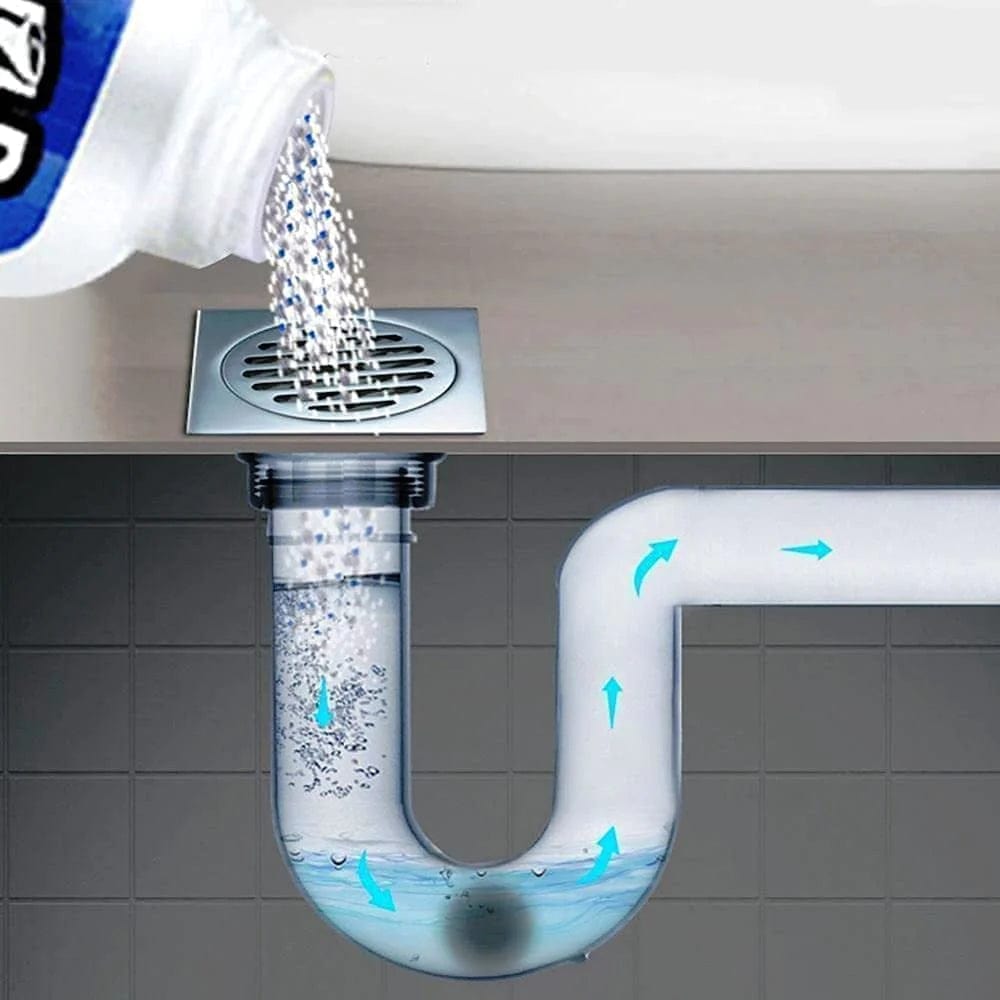 Drain Cleaner Powder Sink Drain Pipes Toilet Blockage Cleaner - Drainizer™️  Drainizer™️ (Buy 1 Get 1 Free) Zaavio®