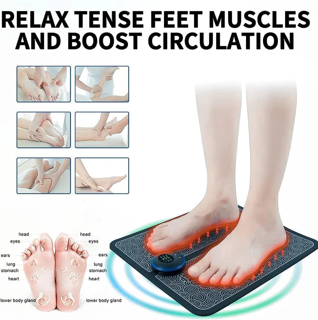  EMS Leg and Foot Massager Mat Electrical Pad - Pulsezy™ Pulsezy™ Zaavio®