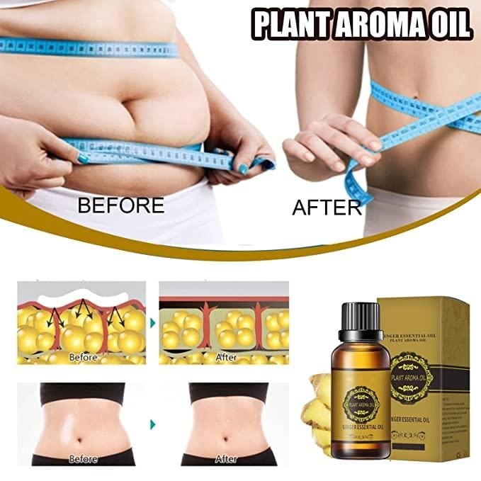 Free Size BELLY DRAINAGE GINGER OIL (BUY 1 GET 1 FREE) Roposo Clout