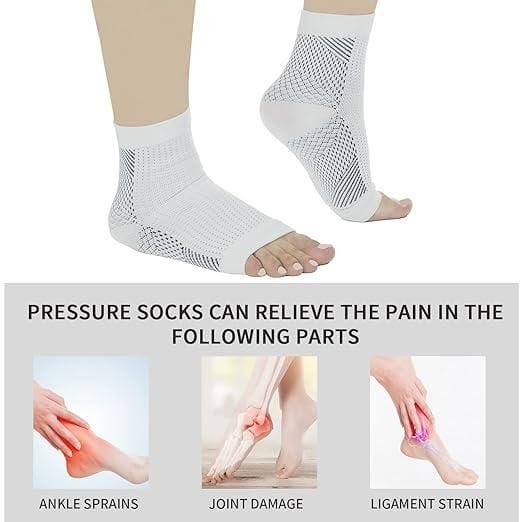 Free Size Neuropathy Socks for Women and Men for Relief Swollen Feet and Ankles Zaavio®