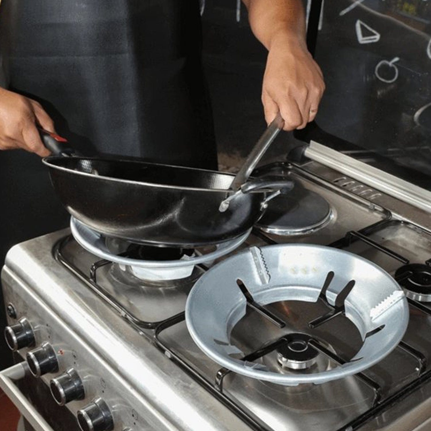 Gas Burner Stove Stand Kitchen Hob Chulha Energy Saver - Stovizo™ Stovizo™ Gas Saver (Pack of 2) Zaavio®