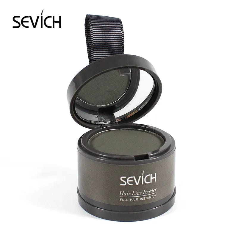 Gray / CHINA Sevich Hair Line Powder 4g Black Root Cover Up Natural Instant Waterproof Hairline Shadow Powder Hair Concealer Coverage 13color My Store