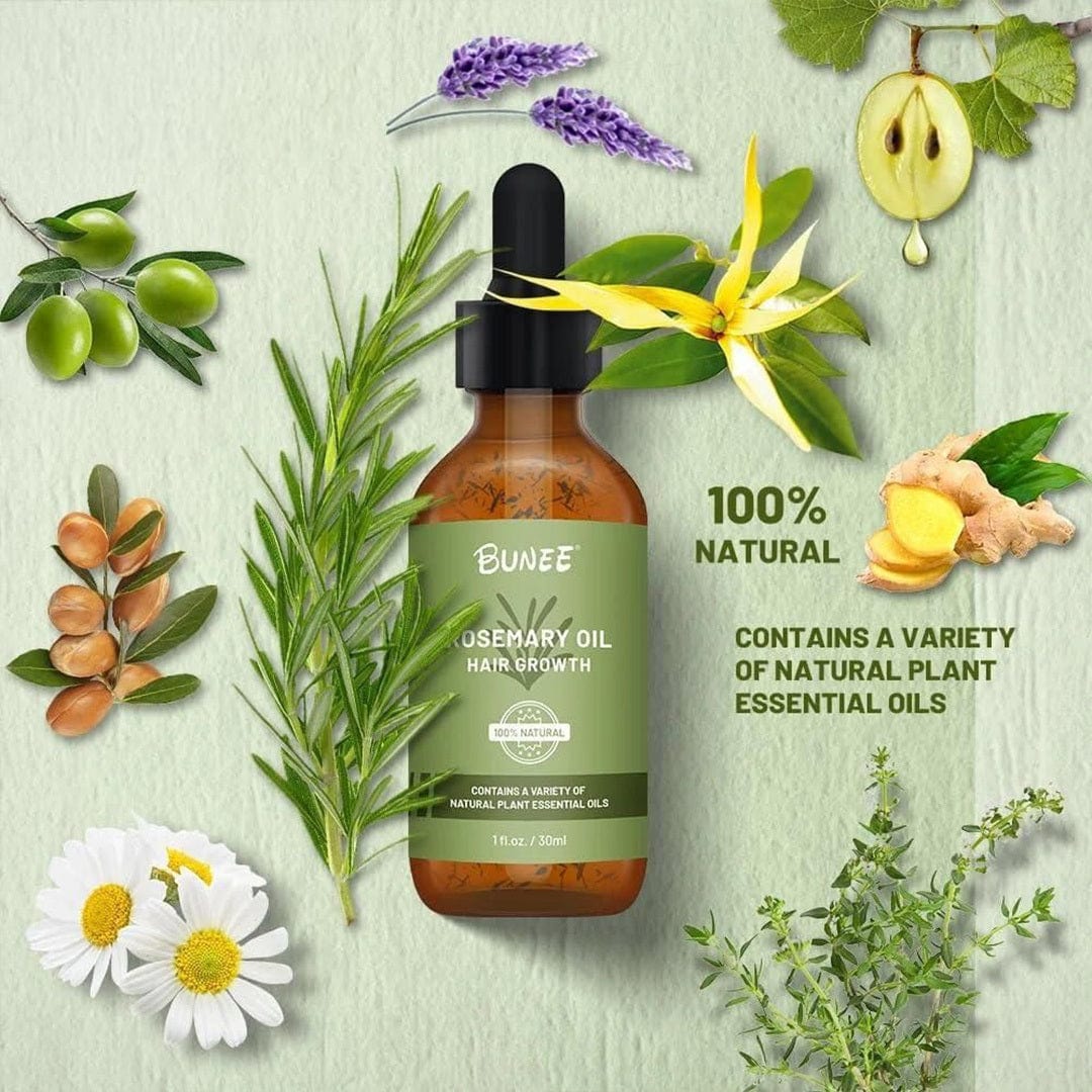 GrowGleam™️Rosemary Oil Hair Serum For Growth Harline Oiling Castor For Hair | Rosemary Hair Growth Serum Oil (Pack of 2) Cosmetic GrowGleam™️ Rosemary Hair Growth Serum Oil (Pack of 2) Zaavio®