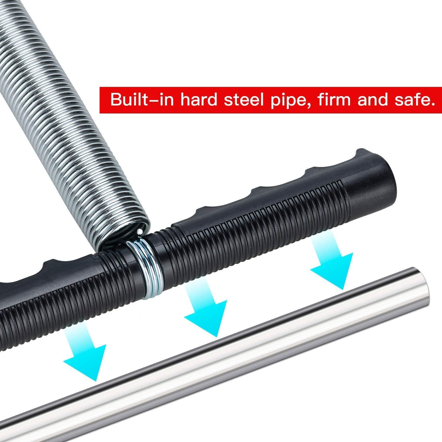 Gym Equipment Resistance Band Ab Exerciser Abdominal Workout -Fitness Tummy Trimmer Stomach Machine - Tummy Trimmer Double Spring Tummy Trimmer