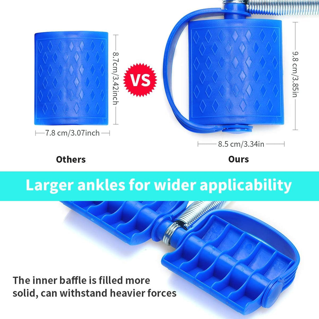 Gym Equipment Resistance Band Ab Exerciser Abdominal Workout -Fitness Tummy Trimmer Stomach Machine - Tummy Trimmer Double Spring Tummy Trimmer