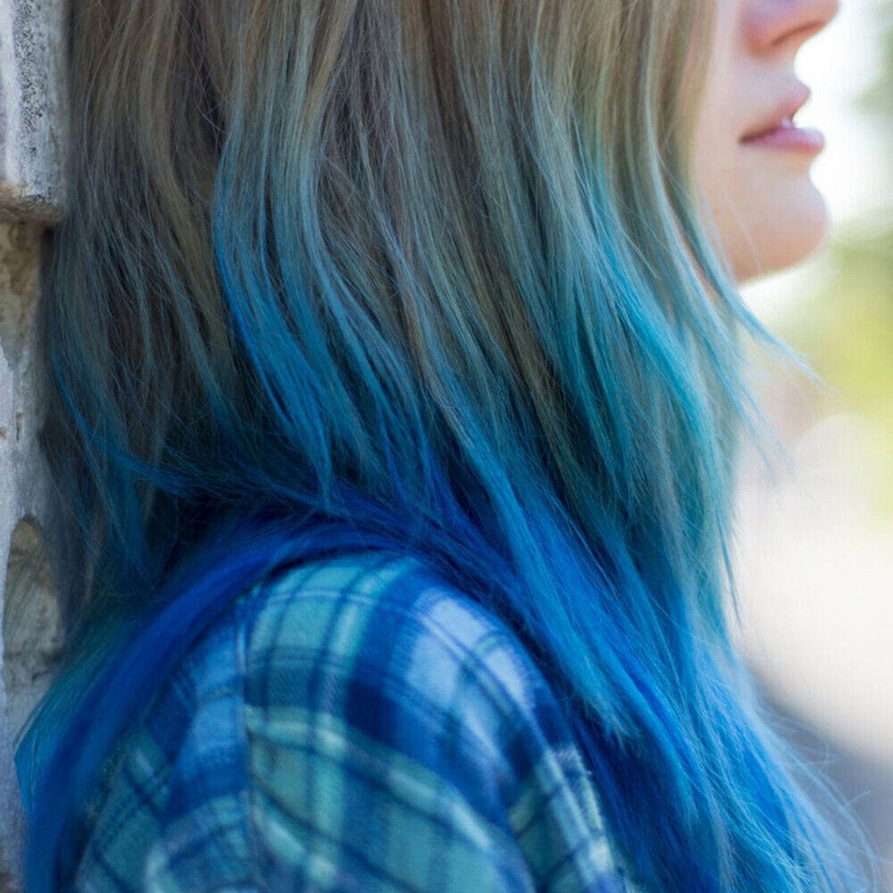 Hair Color Highlights Brush Natural Hair Colorured Comb - Hair Chalk Comb - Hair Chalk Comb (Pack of 6)