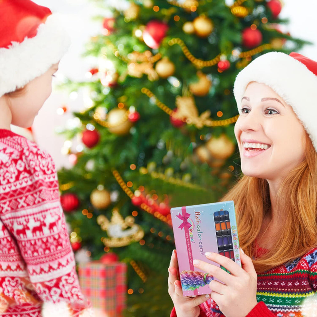 Hair Color Highlights Brush Natural Hair Colorured Comb - Hair Chalk Comb - Hair Chalk Comb (Pack of 6)