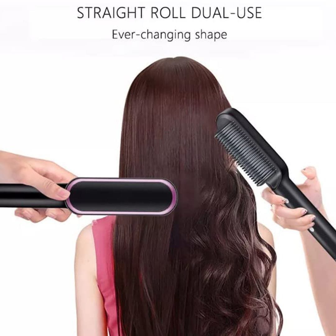 Hair Straightening Brush Electric Comb Heat Straightener - Stylixo™ Stylixo™ Hair Straightener Comb Zaavio®