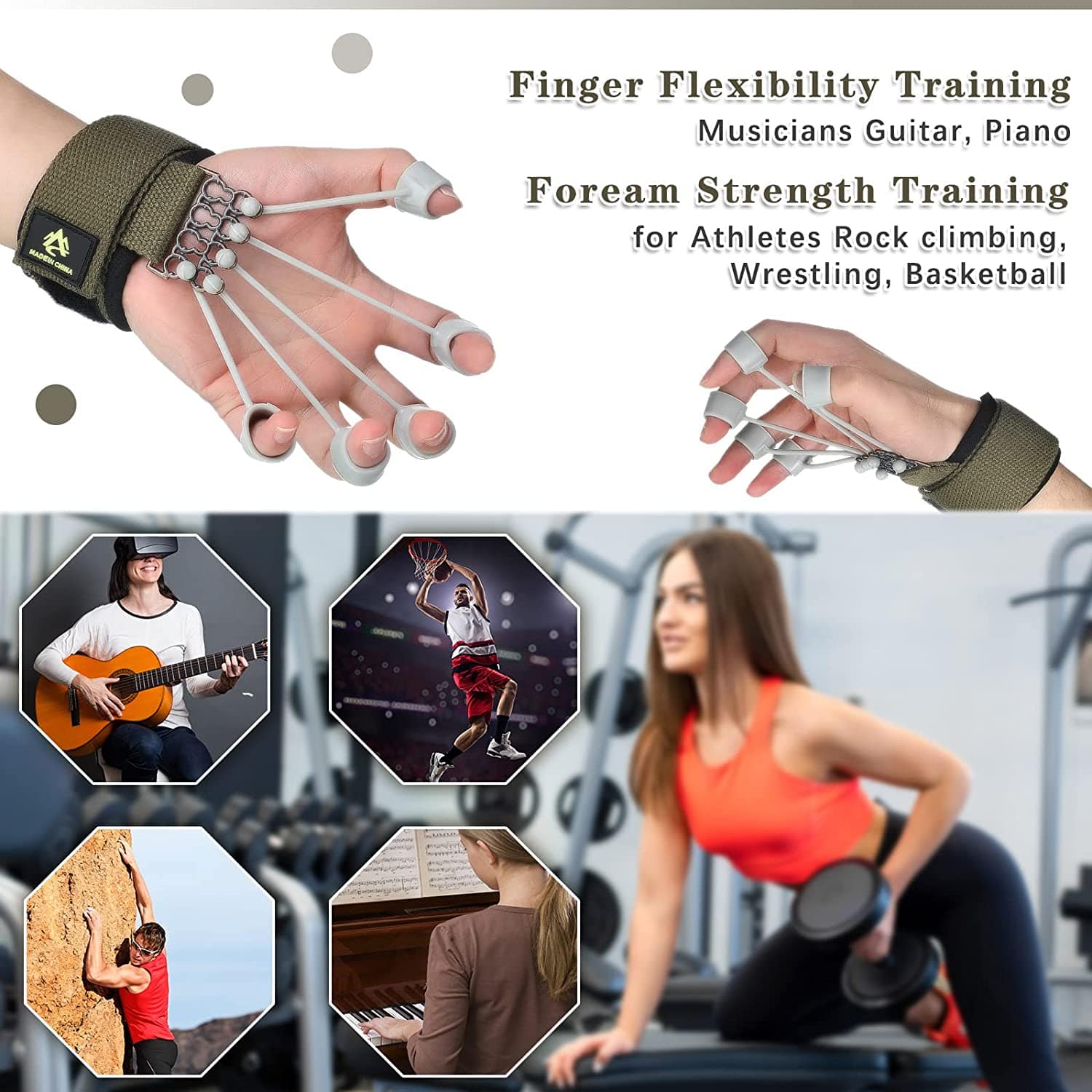 Hand and Forearm Grip Strengthener (BUY 1 Get 1 FREE) Zaavio®