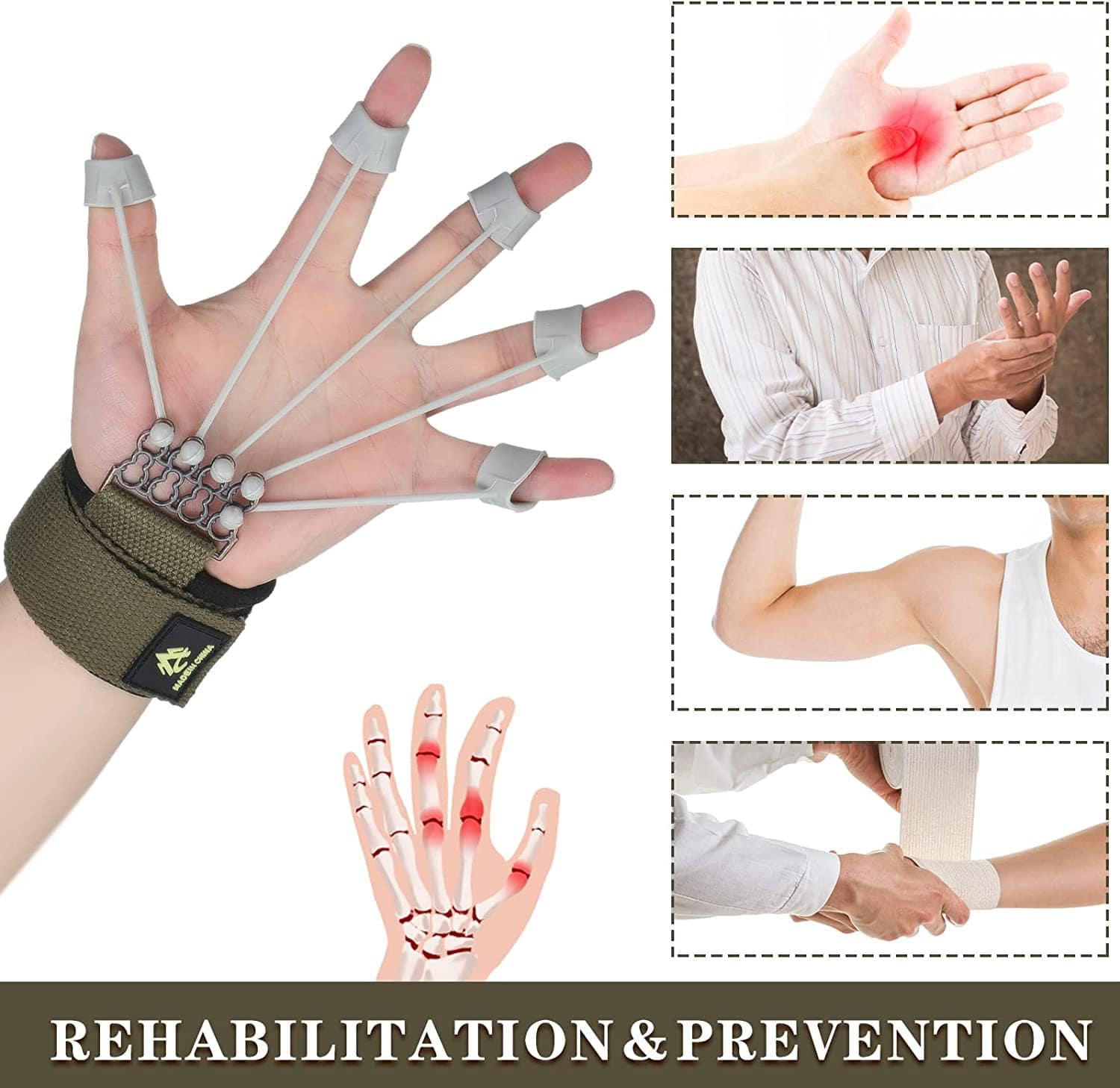 Hand and Forearm Grip Strengthener Zaavio®