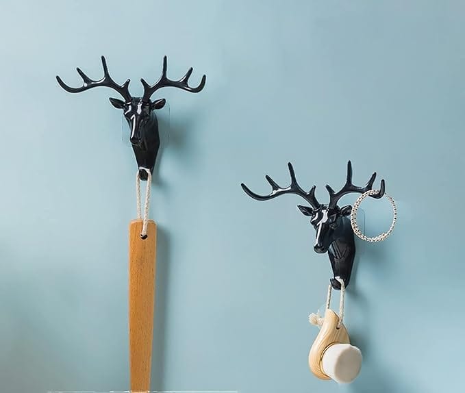 Hanging Hook- Self Adhesive Deer Head Hanging Hook Zaavio®