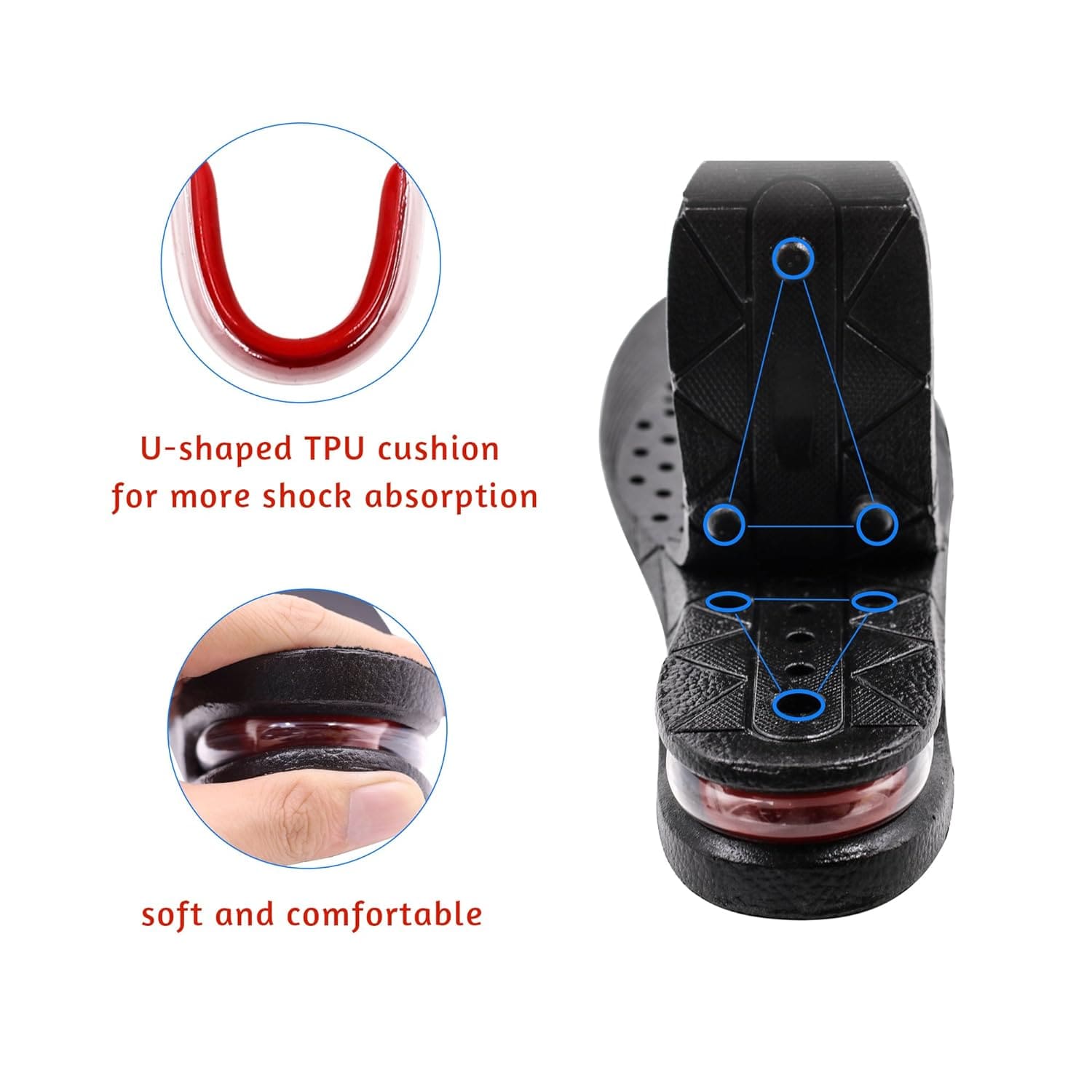 Height Enhancing Shoe Insoles Zaavio®