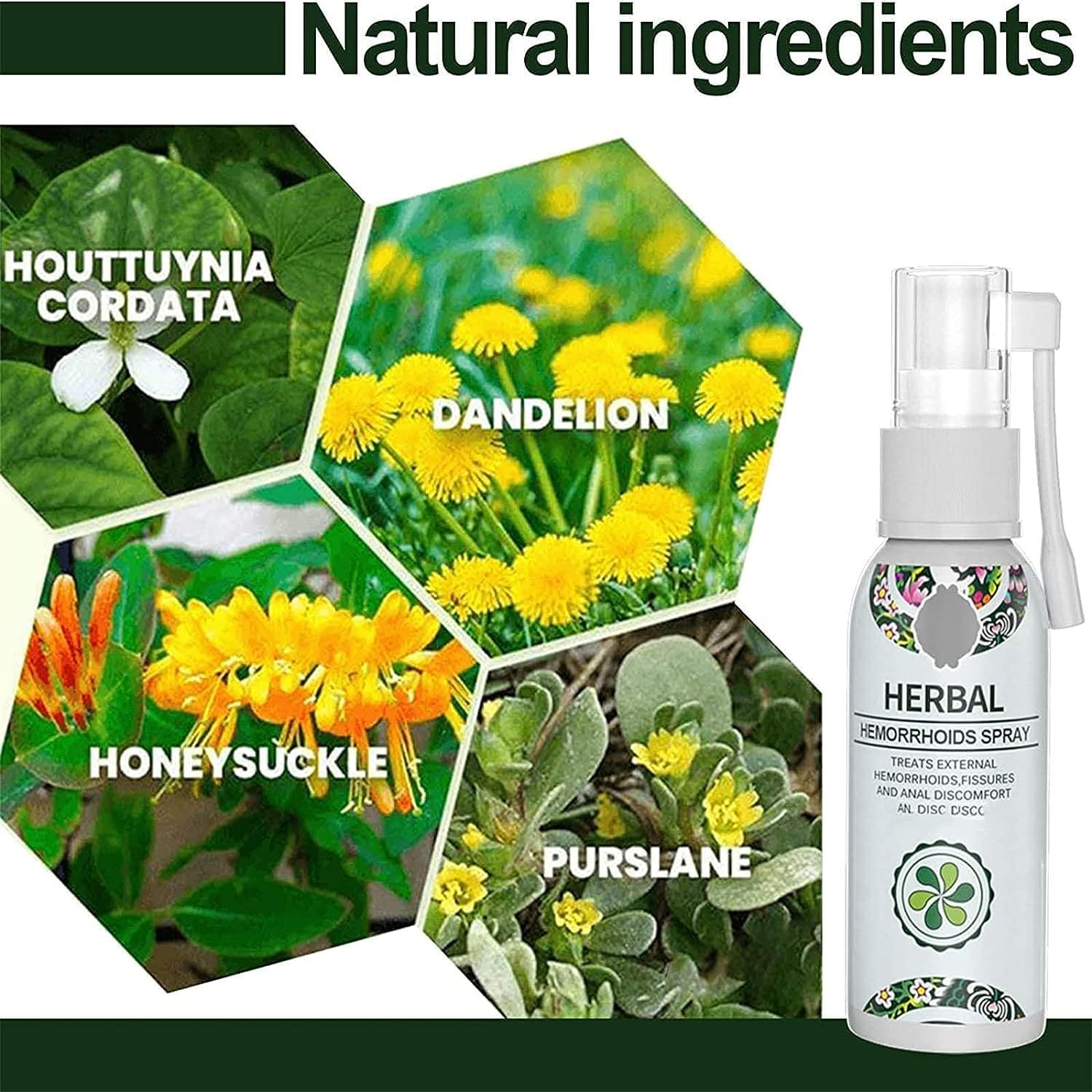 Herbal Piles - Hemorrhoids Relief Spray ( Buy 1 Get 1 ) Zaavio™️