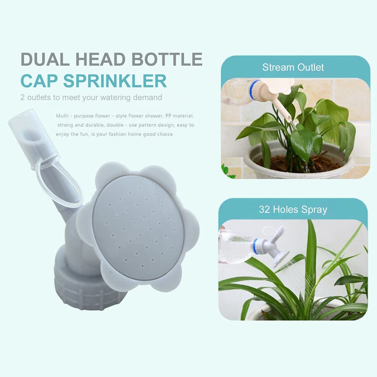 Home & Garden 2 in 1 Bottle Cap Sprinkler Zaavio®