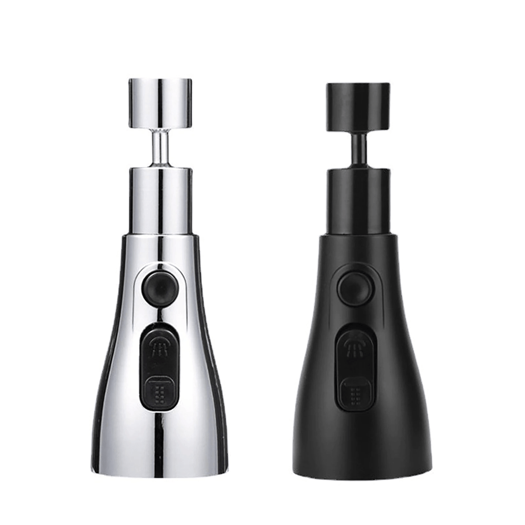 Kitchen Accessories Sink Tap Water Aerator Faucet Tap Purifier  - 3 Modes Water Faucet Sprayer - Faucets - Chrome - Faucet Sprayer 3 Modes Water Sprayer