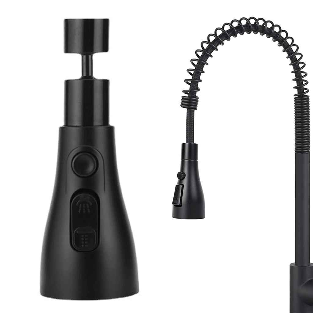 Kitchen Accessories Sink Tap Water Aerator Faucet Tap Purifier  - 3 Modes Water Faucet Sprayer - Faucets - Chrome - Faucet Sprayer 3 Modes Water Sprayer