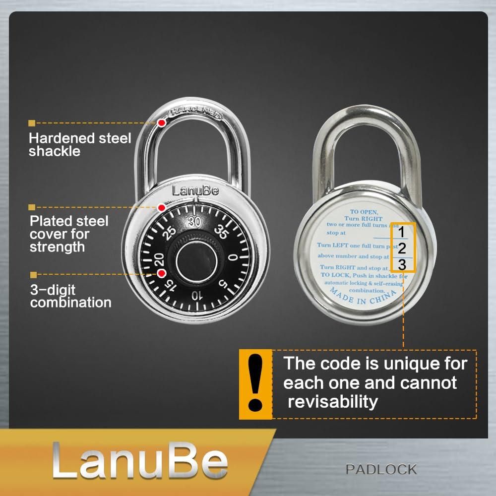 DialGuardzi™ Standard Dial Combination Lock
