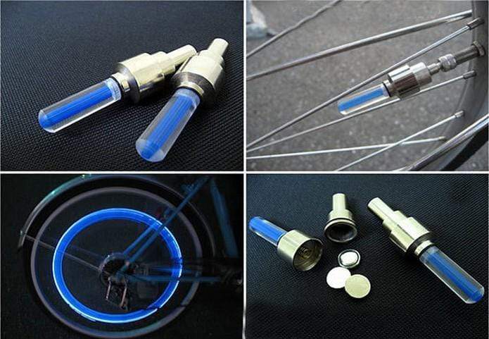 Motion-activated Led Tire Valve Stem Lights - Pack of 4 - Image 3