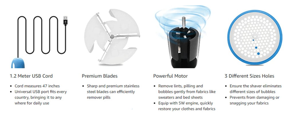 Lint Remover Fabric Shaver Roller Machine Electric Defuzzer - Electric Fabric Defuzzer - Electric Fabric Defuzzer