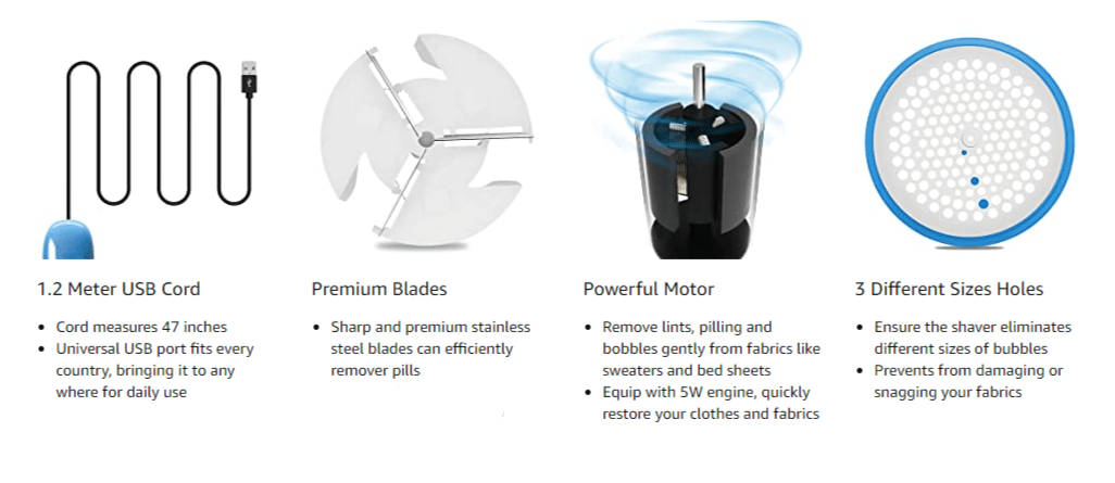 Lint Remover Fabric Shaver Roller Machine Electric Defuzzer - Electric Fabric Defuzzer - Electric Fabric Defuzzer