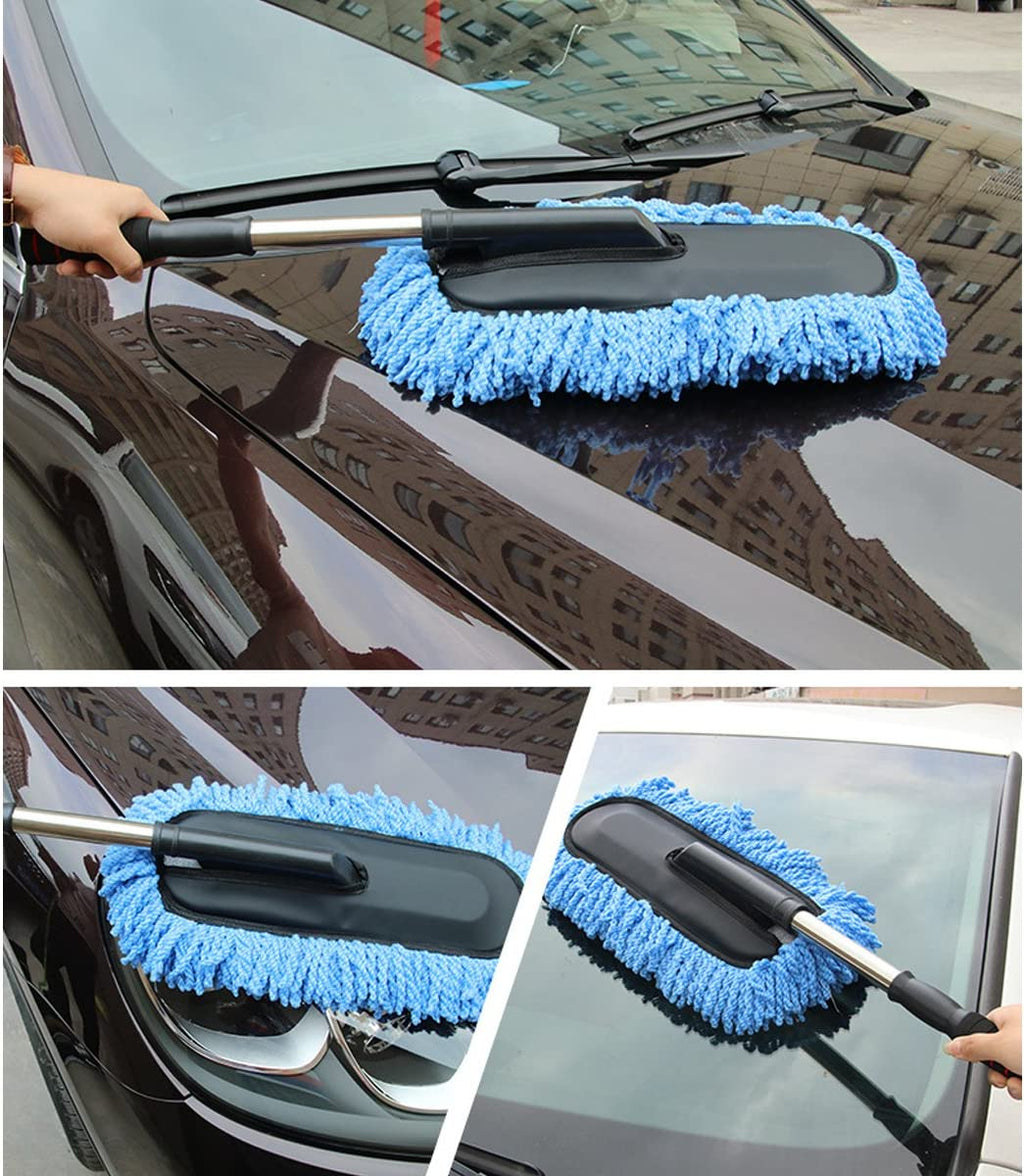 Microfiber Telescopic Car Top Duster - Image 2