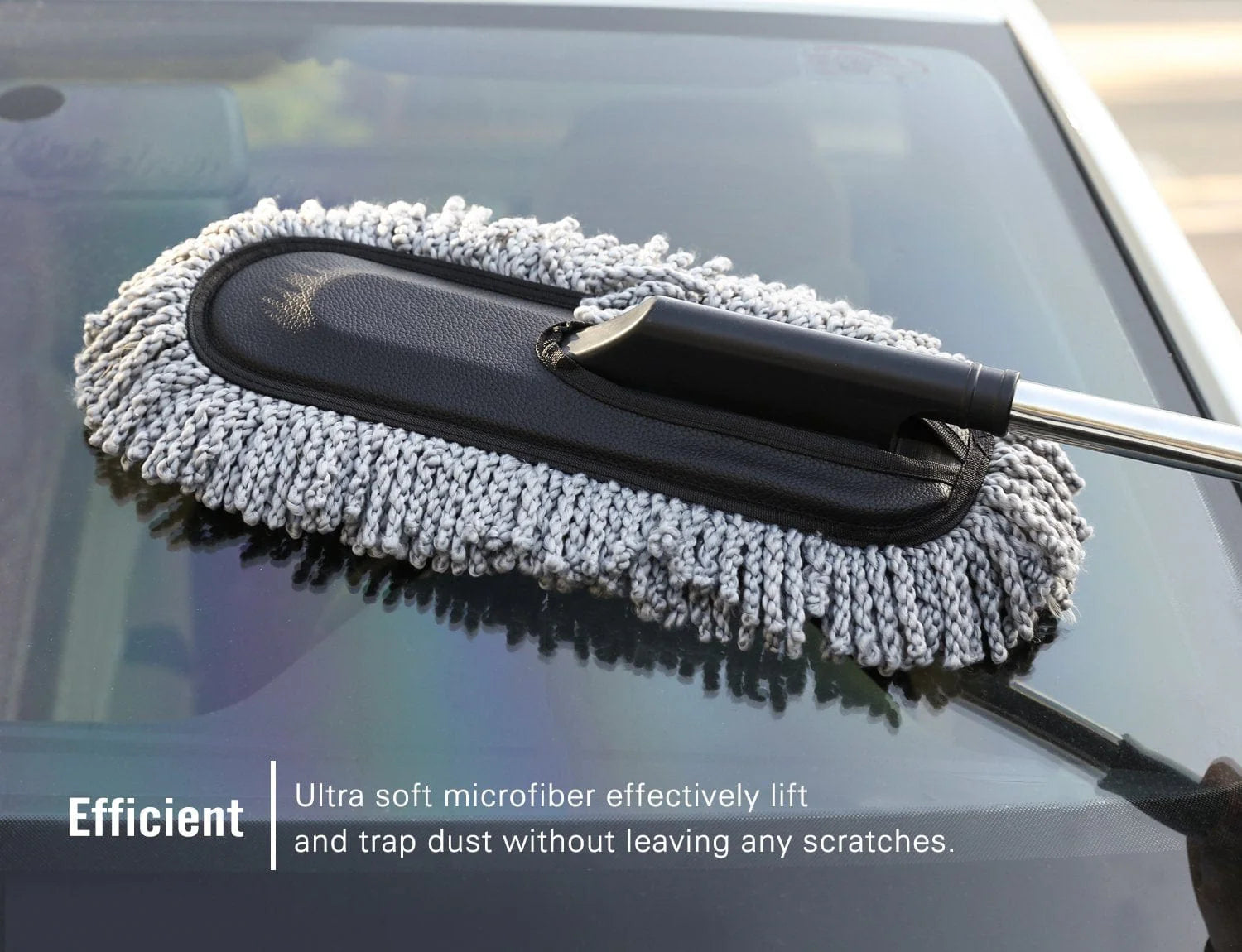 Microfiber Telescopic Car Top Duster - Image 5