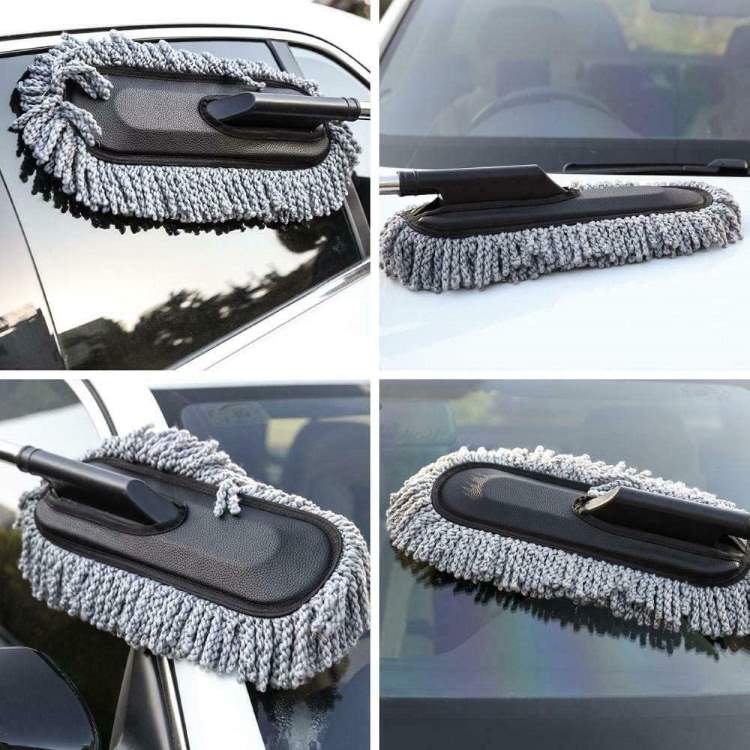 Microfiber Car Cloths Cleaning Kit Interior Products Brush - Ezydust™️ Ezydust™️ Microfiber Telescopic Car Top Duster Zaavio®