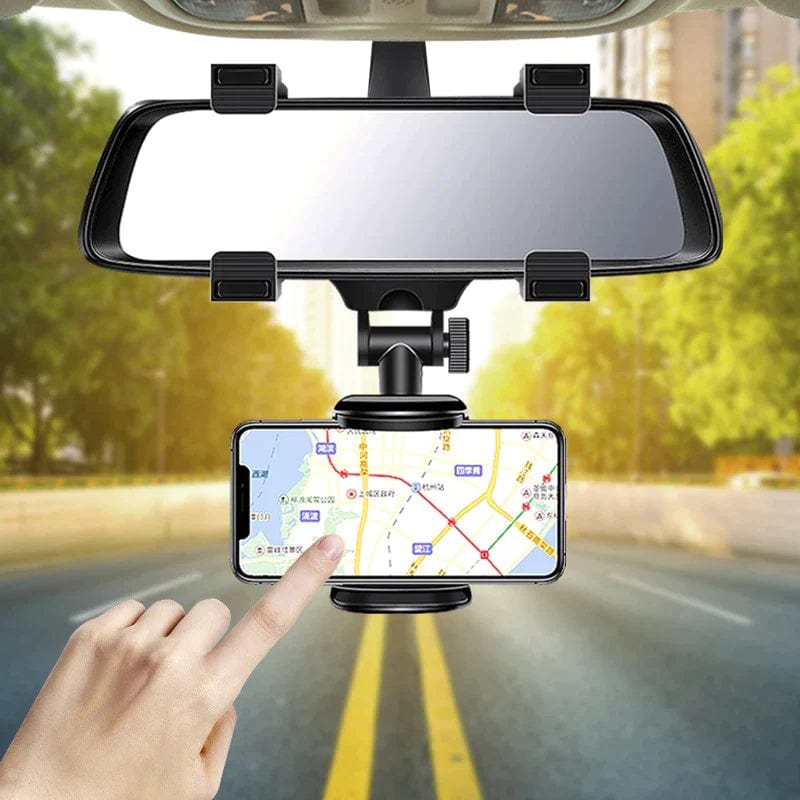 MirrorMount - Mirror Mobile Phone Holder 360° Rotate (50% OFF) Zaavio®