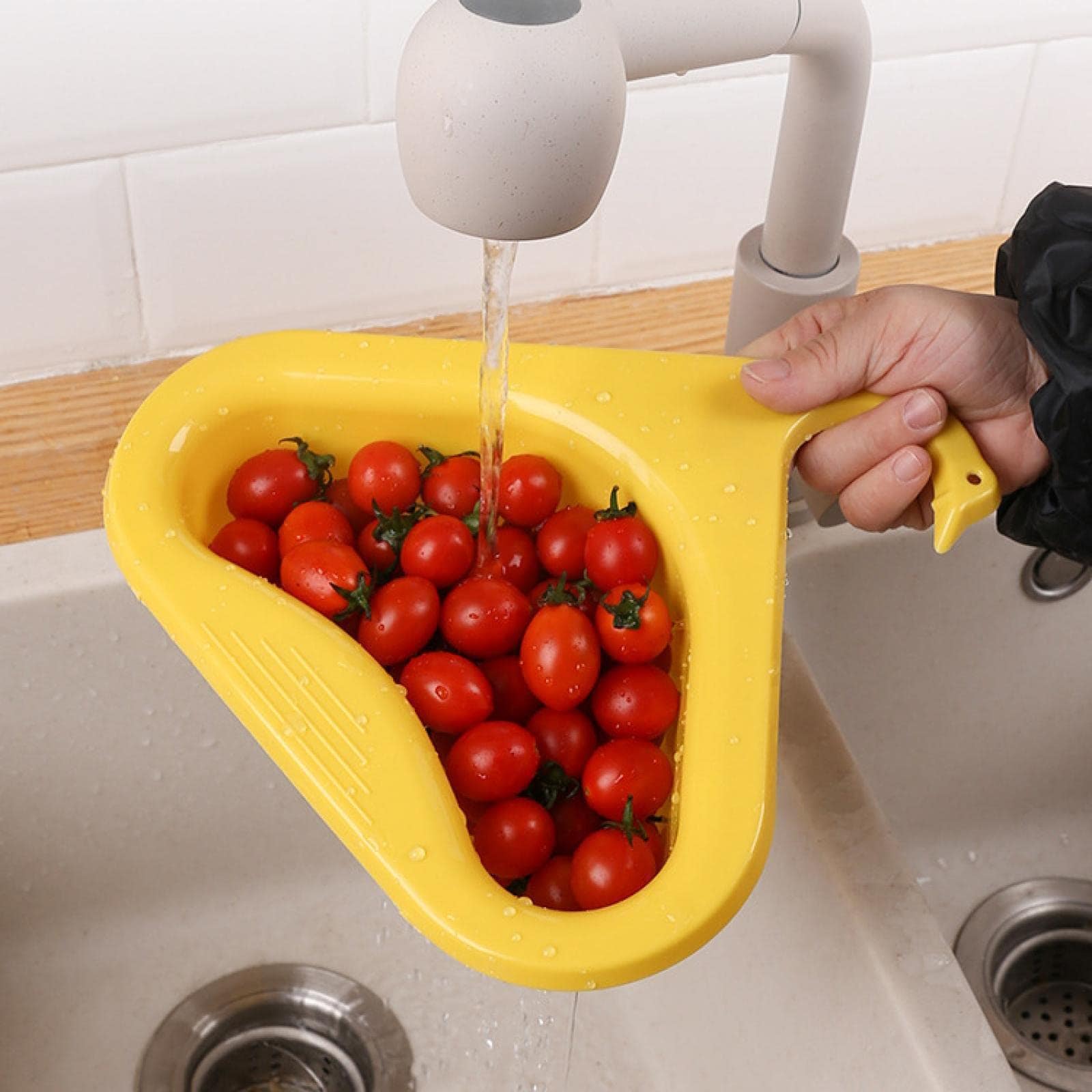 Multipurpose Plastic Kitchen Sink Organizer Corner Dish Pack of 2 Zaavio®
